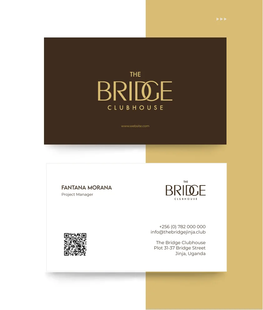 Business card, front and back