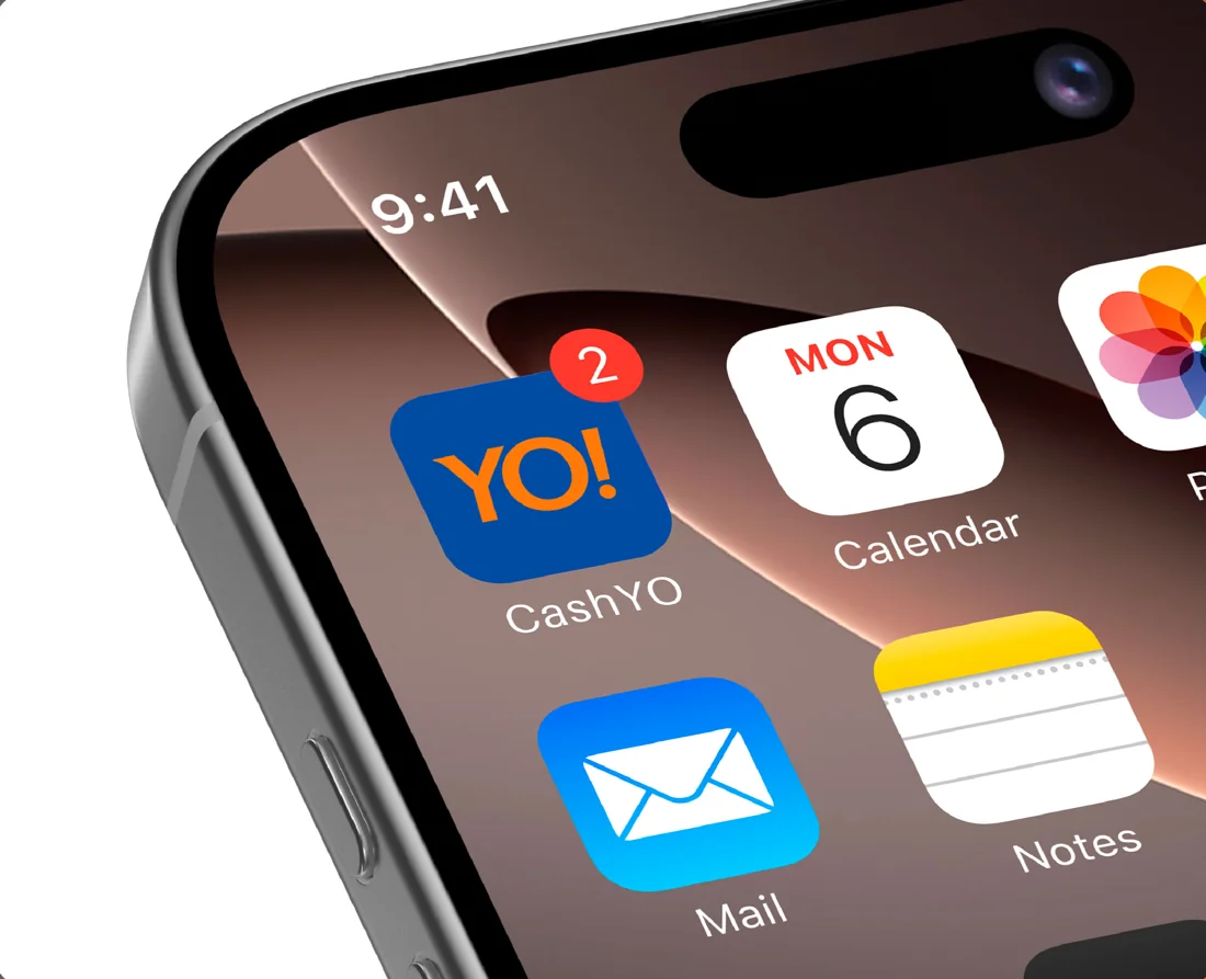 App icon on a home screen, direction 01
