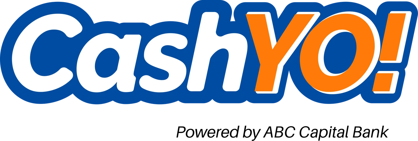 CashYO! with the line Powered by ABC Capital Bank beneath it