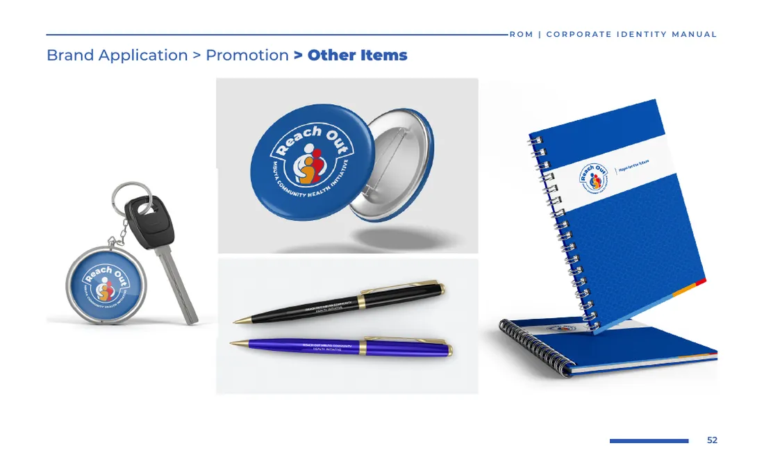 Brand manual: Other items
